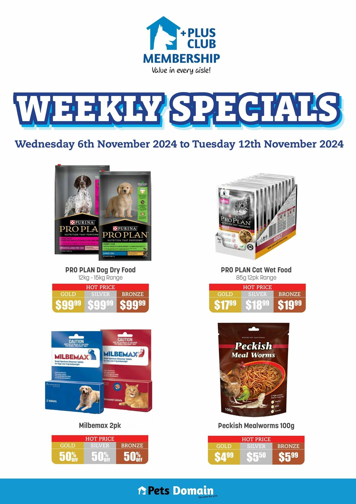 Pets Domain Catalogues from 6 November