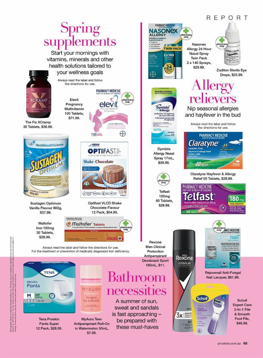 Priceline Pharmacy Spring You Magazine 2023 Catalogues from 1 September