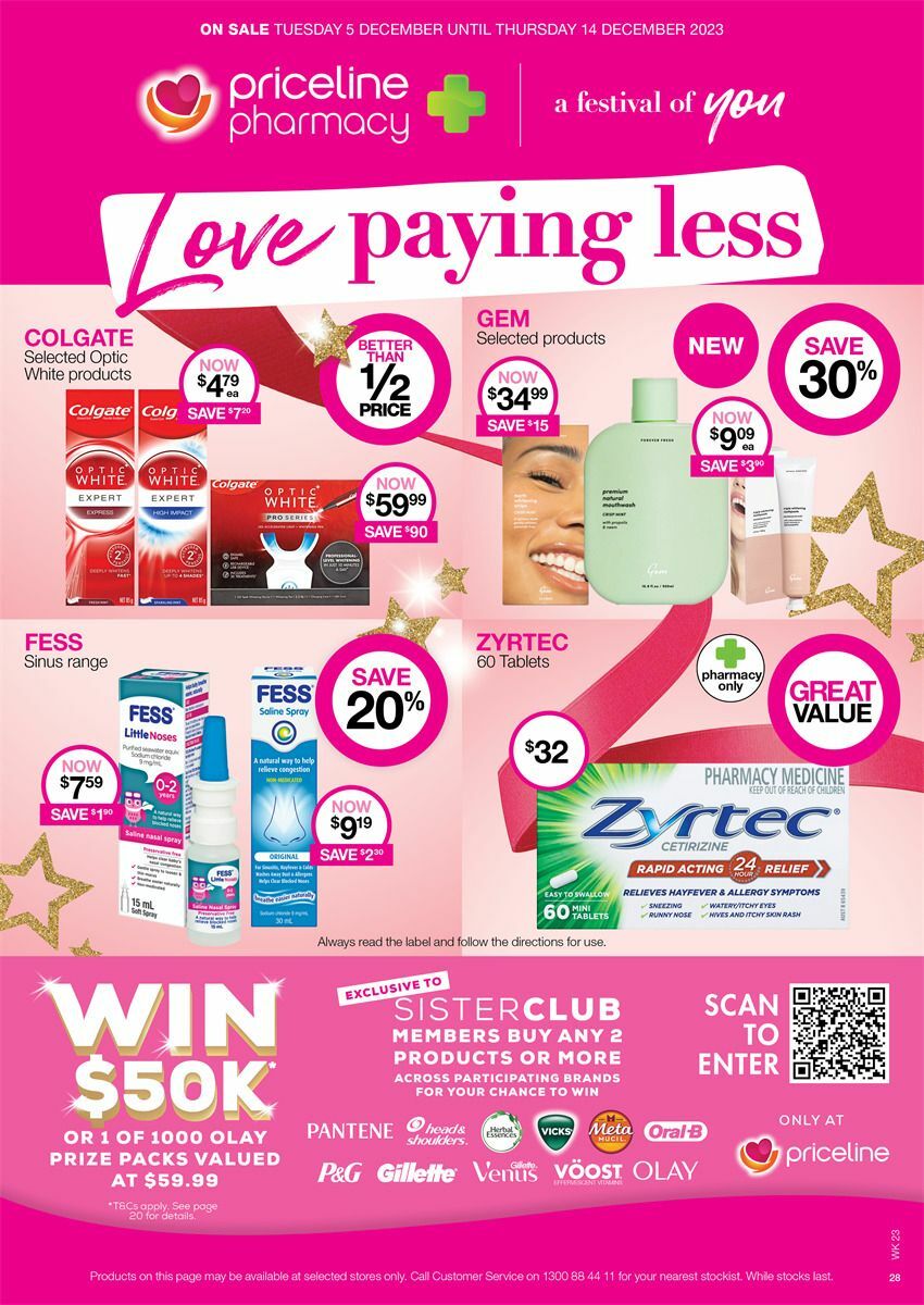 Priceline Pharmacy Catalogues from 5 December