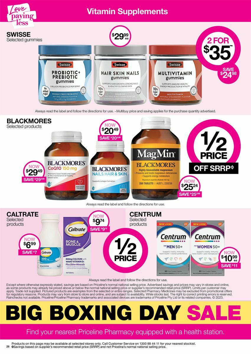 Priceline Pharmacy Catalogues from 25 December