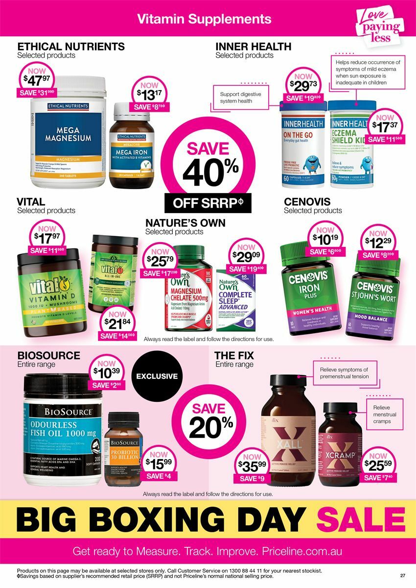 Priceline Pharmacy Catalogues from 25 December