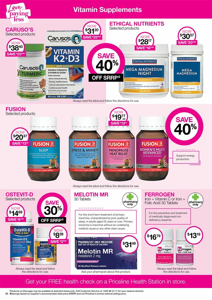 Priceline Pharmacy Catalogues from 25 January