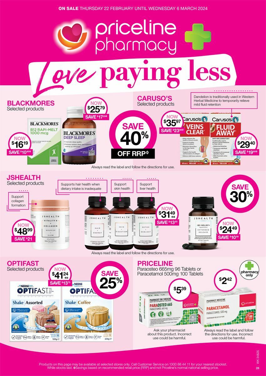 Priceline Pharmacy Catalogues from 22 February