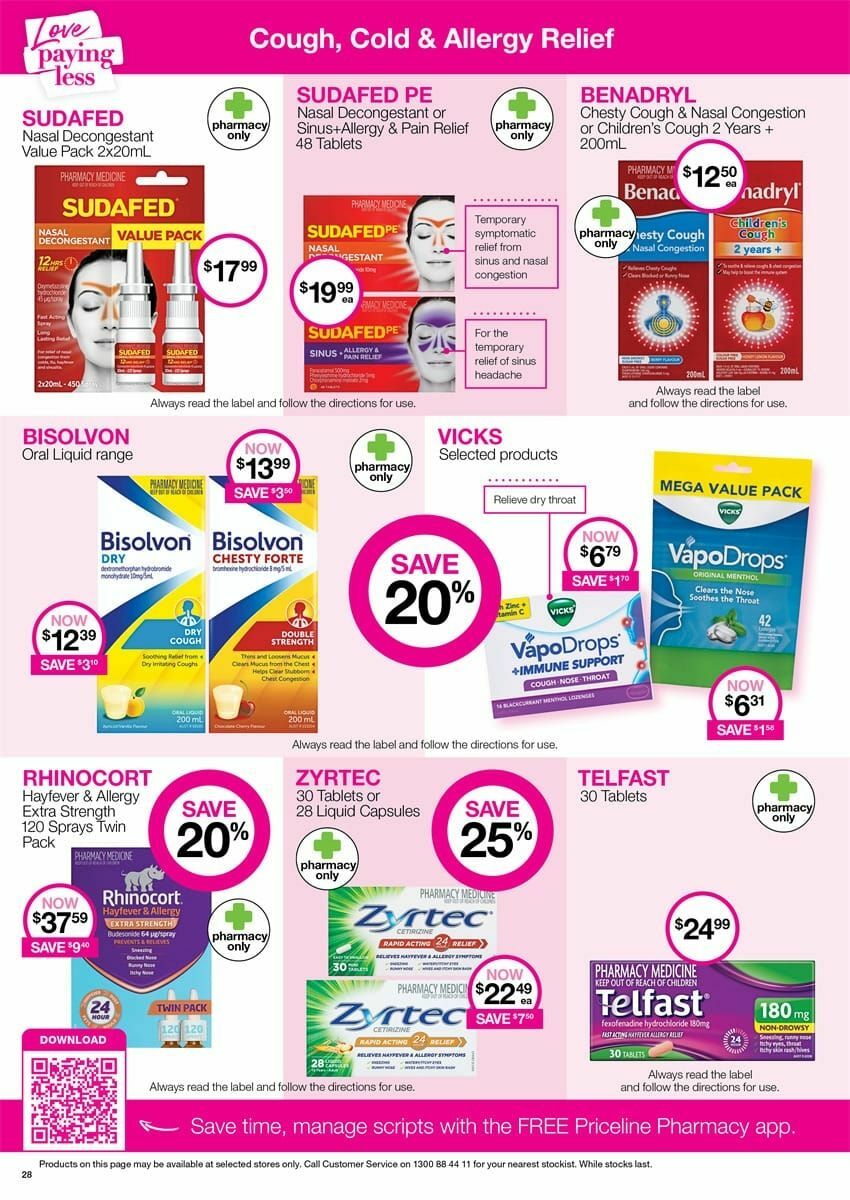 Priceline Pharmacy Catalogues from 9 April