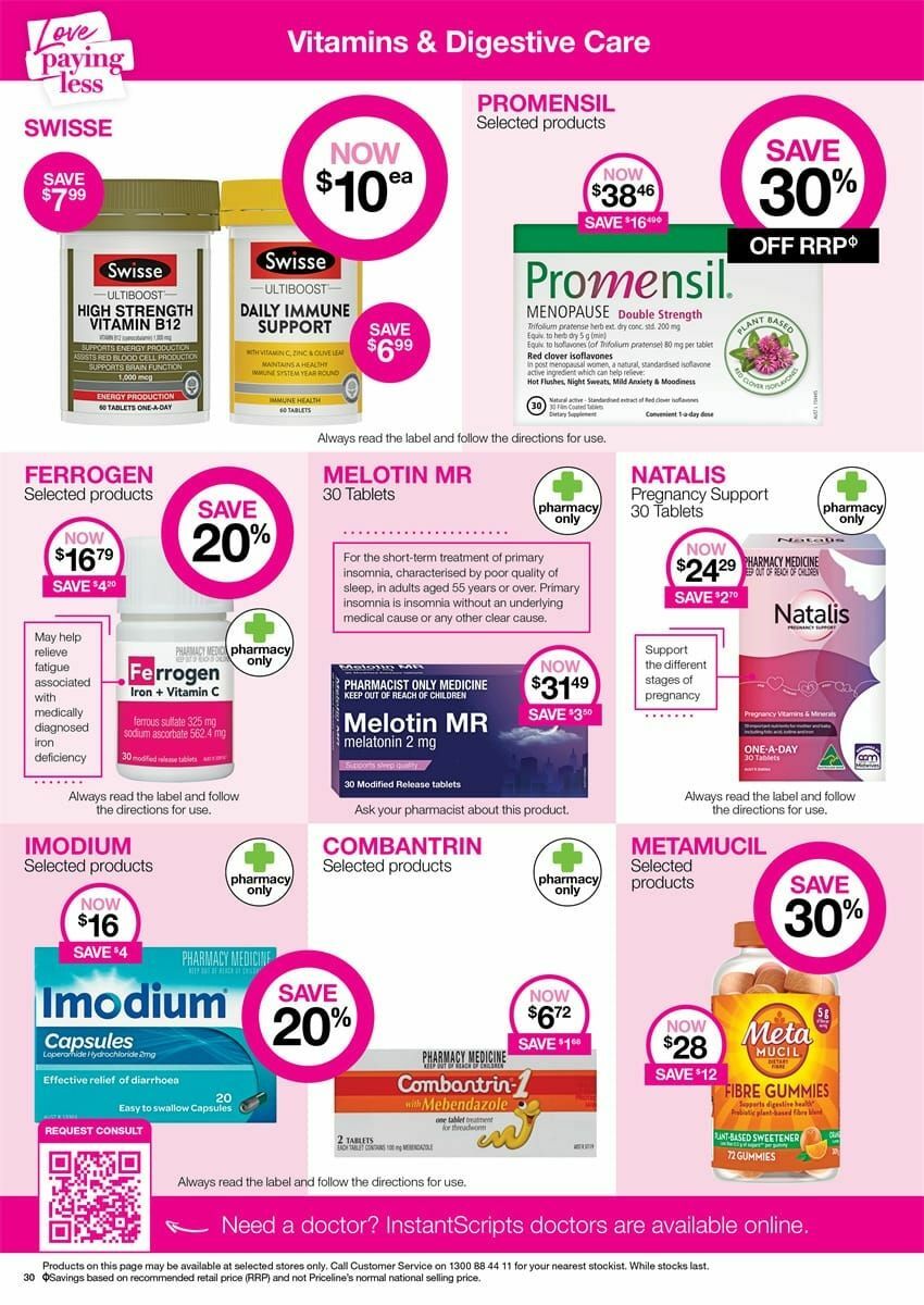 Priceline Pharmacy Catalogues from 9 April