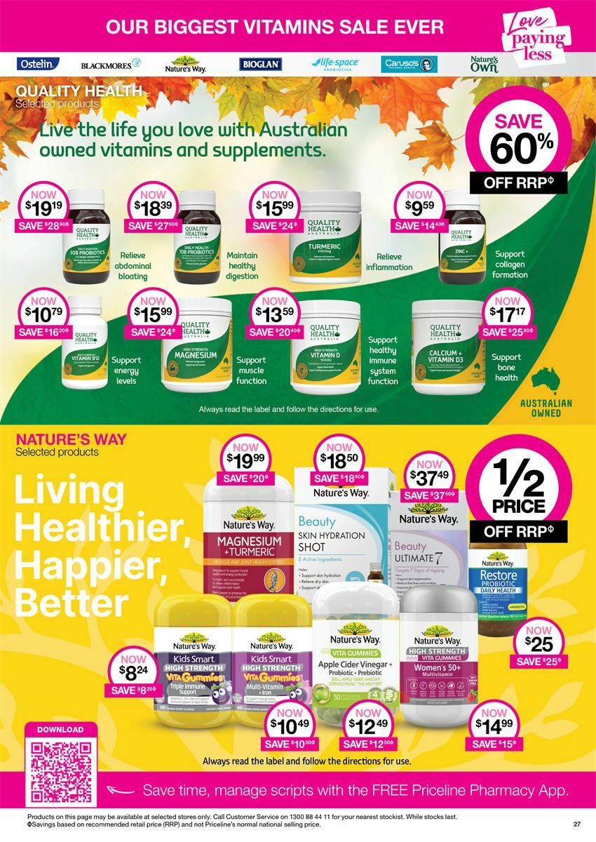 Priceline Pharmacy Catalogues from 24 April