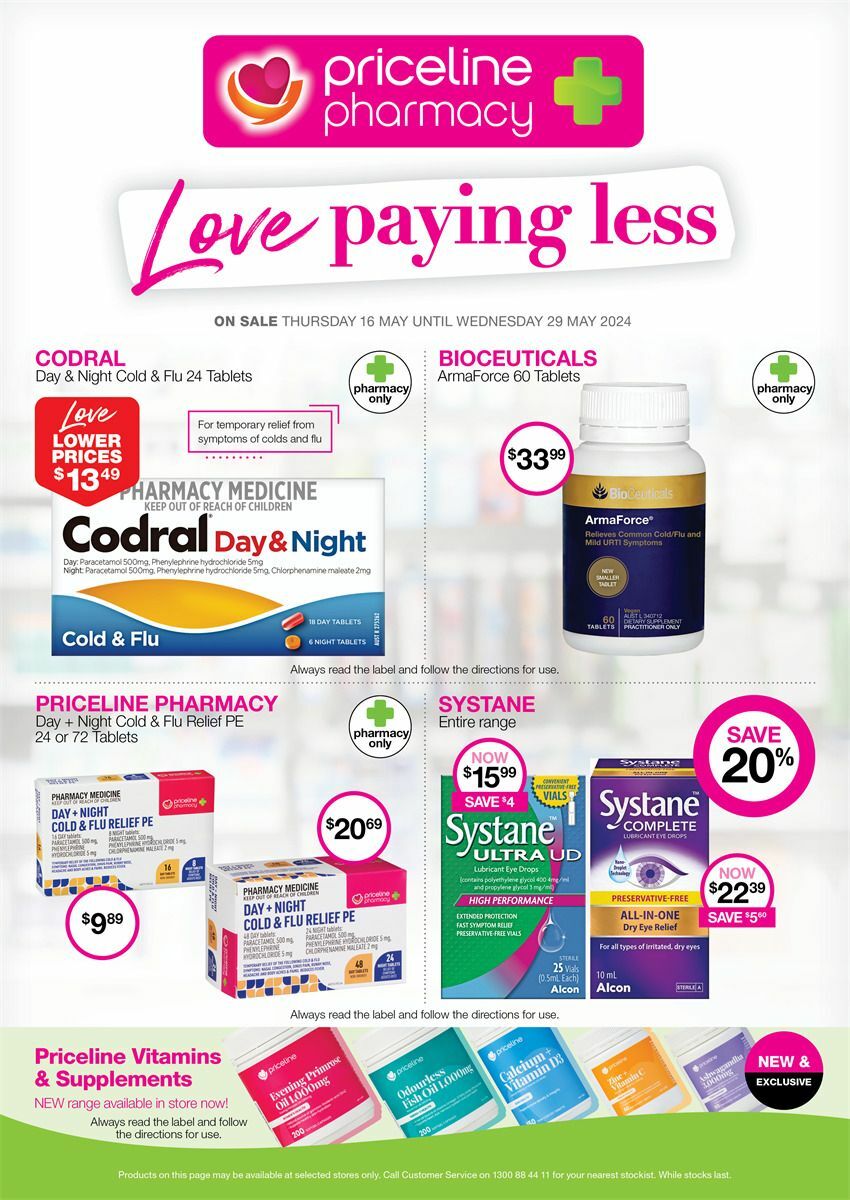 Priceline Pharmacy Catalogues from 16 May