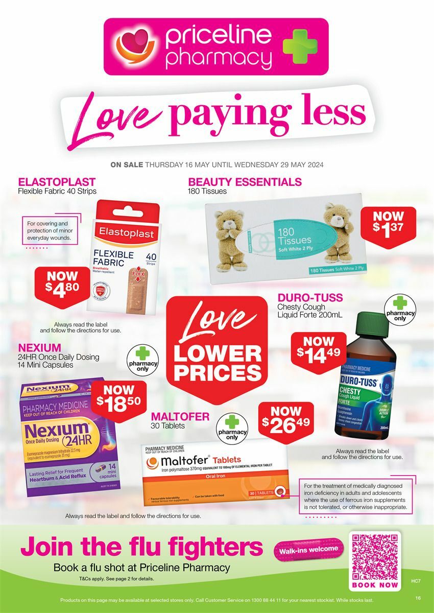 Priceline Pharmacy Catalogues from 16 May