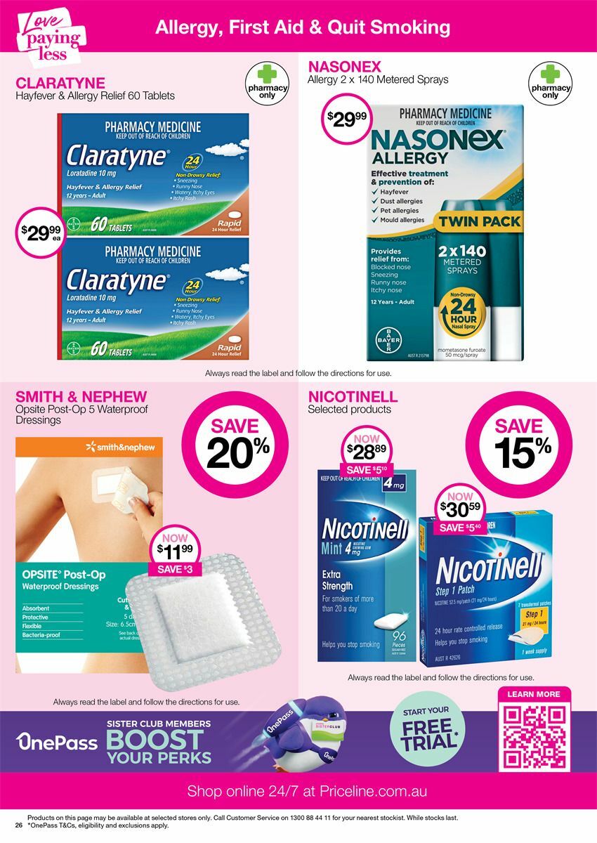 Priceline Pharmacy Catalogues from 20 June