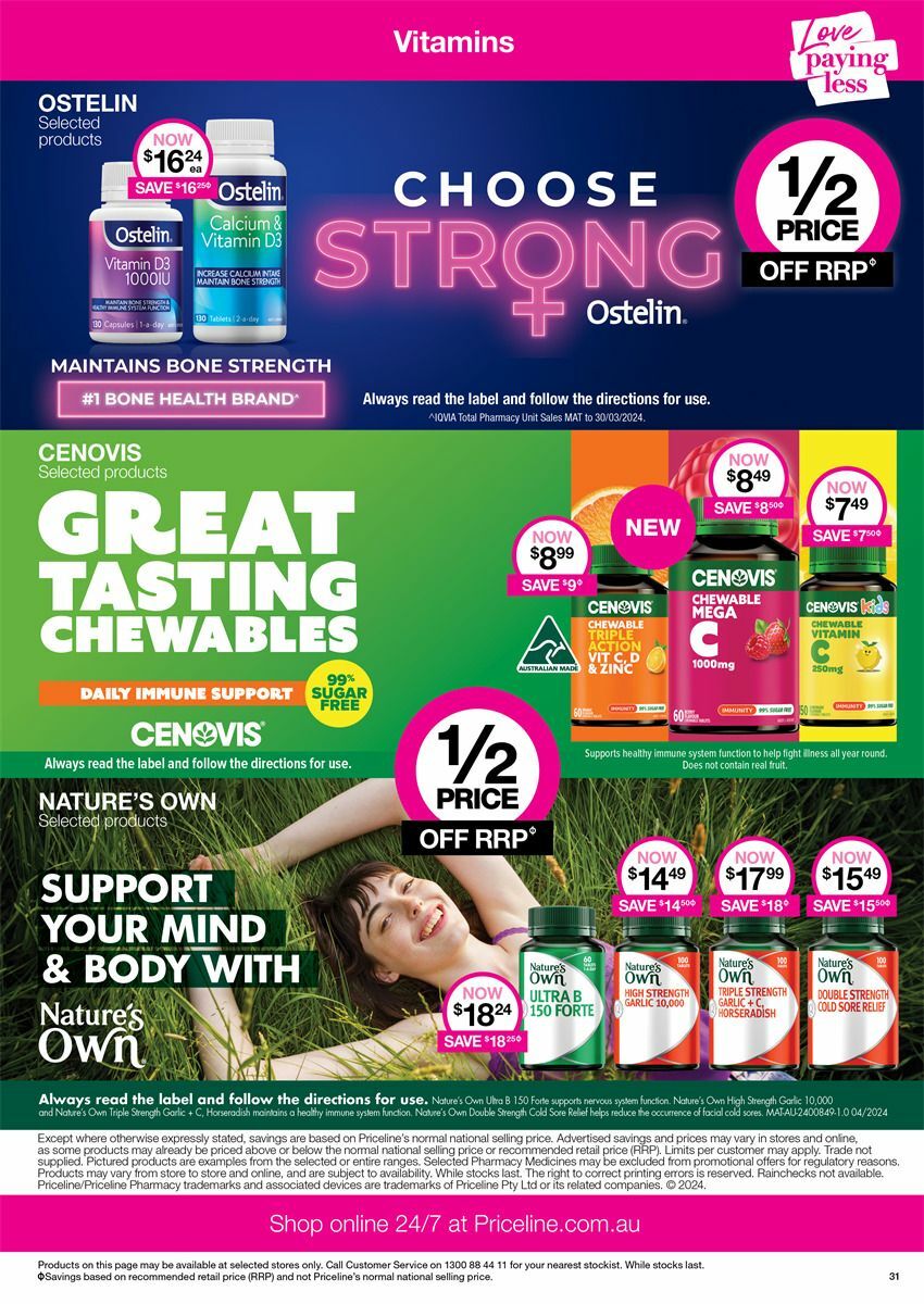 Priceline Pharmacy Catalogues from 20 June