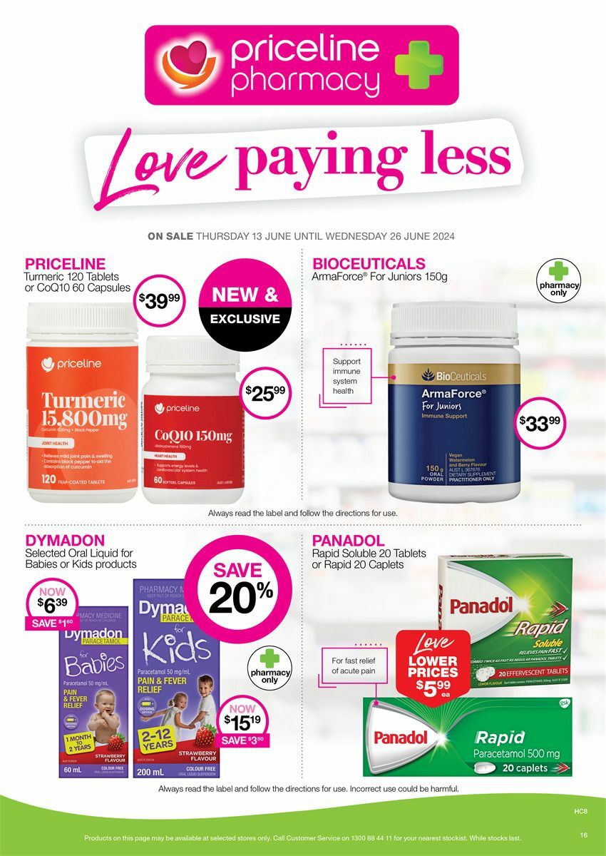 Priceline Pharmacy Catalogues from 13 June