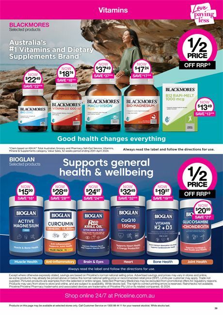 Priceline Pharmacy Catalogues from 15 July