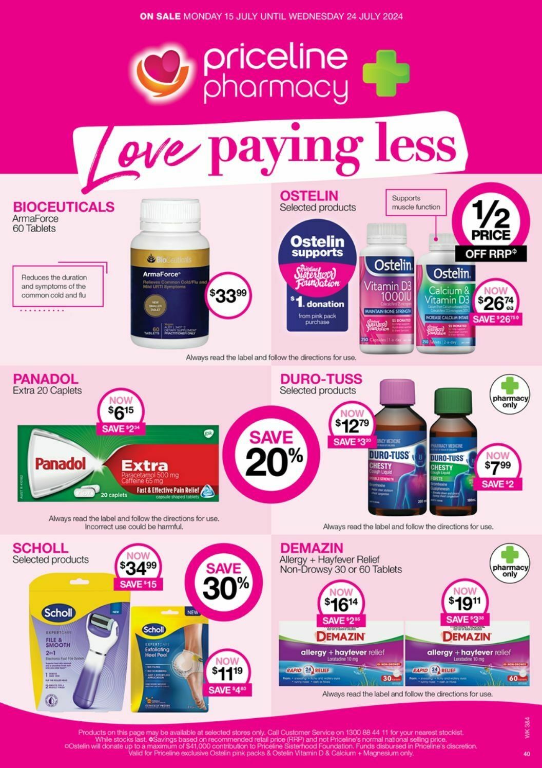 Priceline Pharmacy Catalogues from 15 July