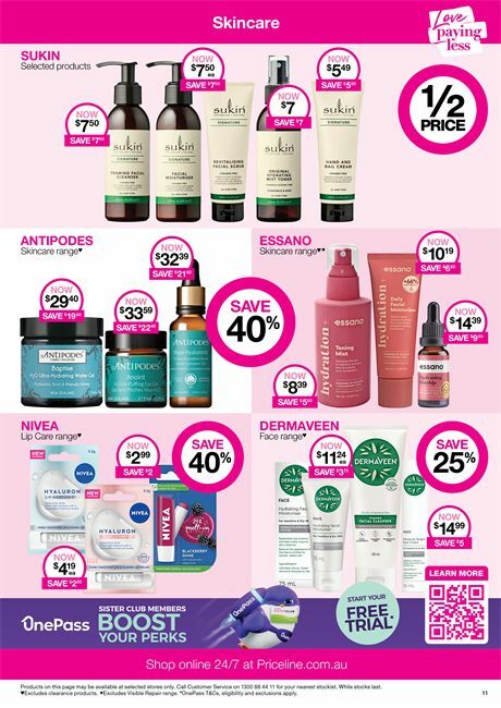 Priceline Pharmacy Catalogues from 1 August