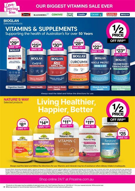 Priceline Pharmacy Catalogues from 15 August