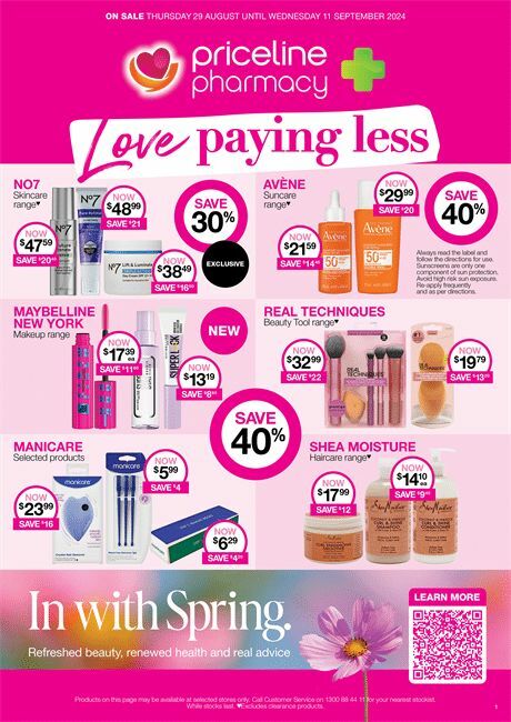 Priceline Pharmacy Catalogues from 29 August