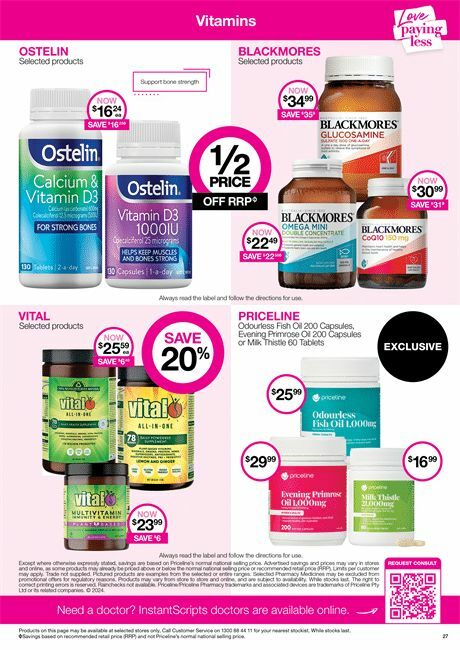 Priceline Pharmacy Catalogues from 29 August