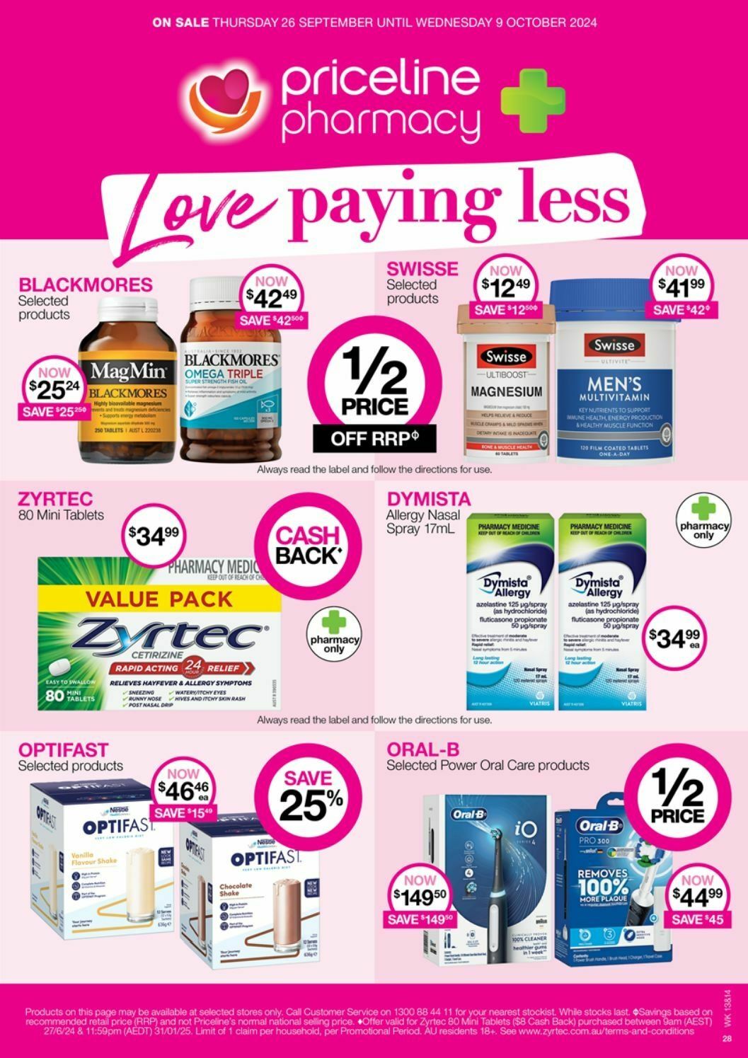 Priceline Pharmacy Catalogues from 26 September