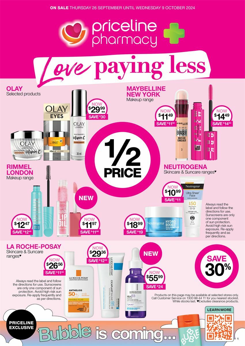 Priceline Pharmacy Catalogues from 26 September