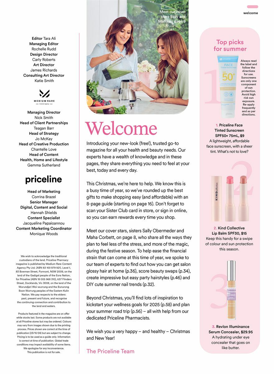 Priceline Pharmacy Christmas Magazine Catalogues from 30 October