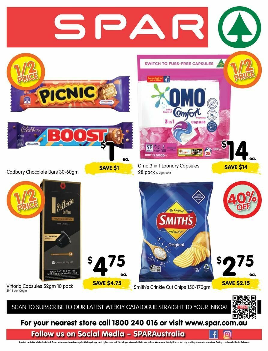 Spar Catalogues from 18 October