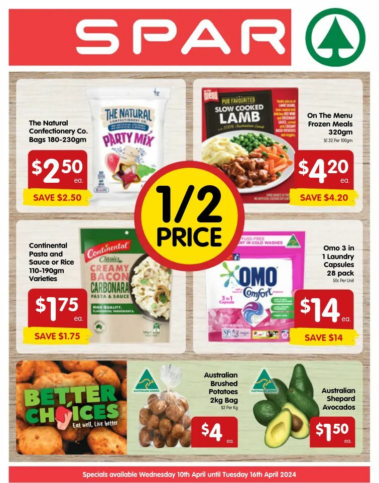 Spar Catalogues from 10 April