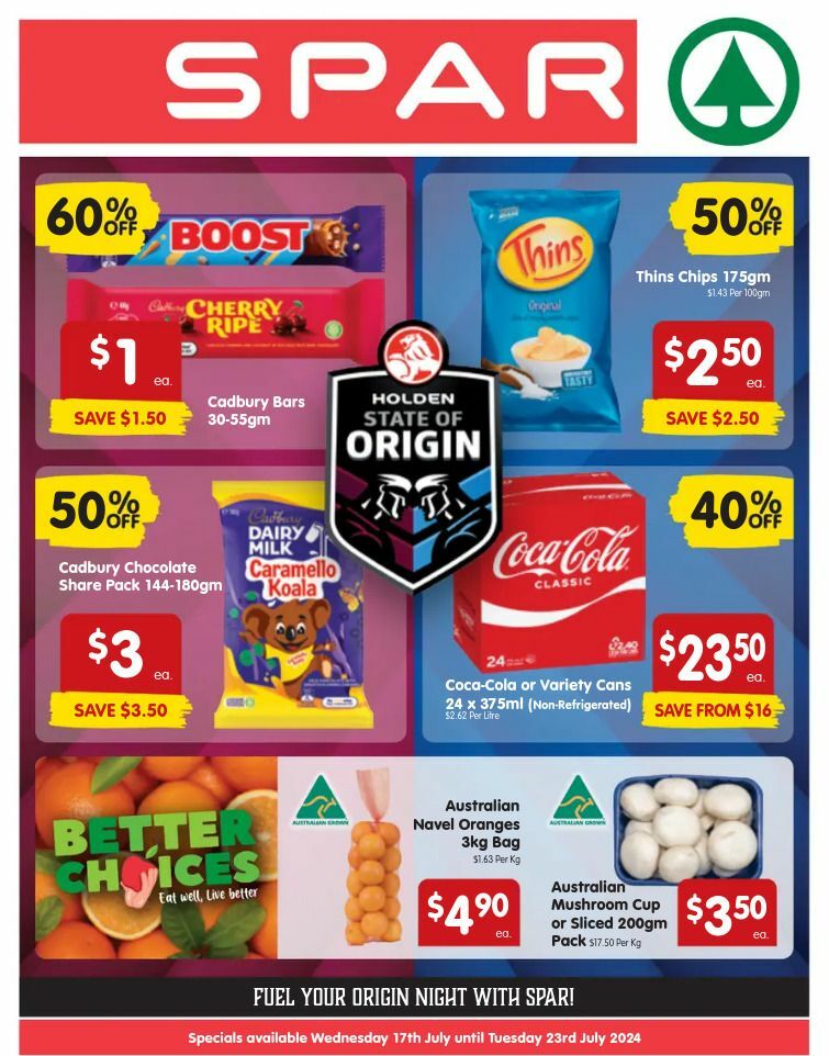 Spar Catalogues from 17 July