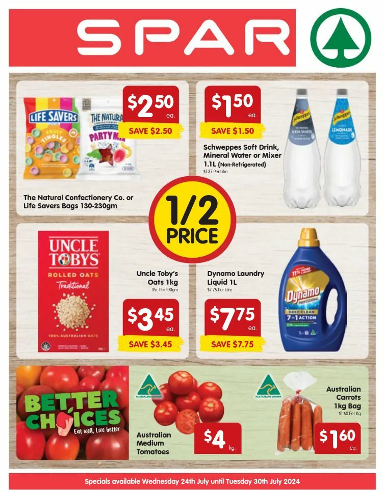 Spar Catalogues from 24 July