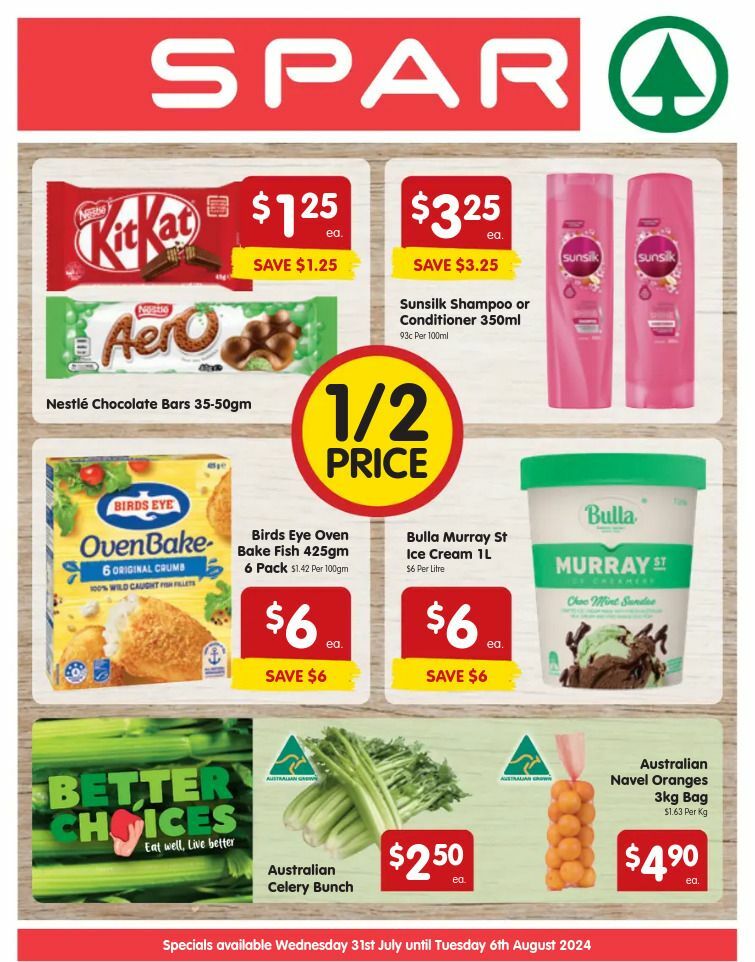 Spar Catalogues from 31 July