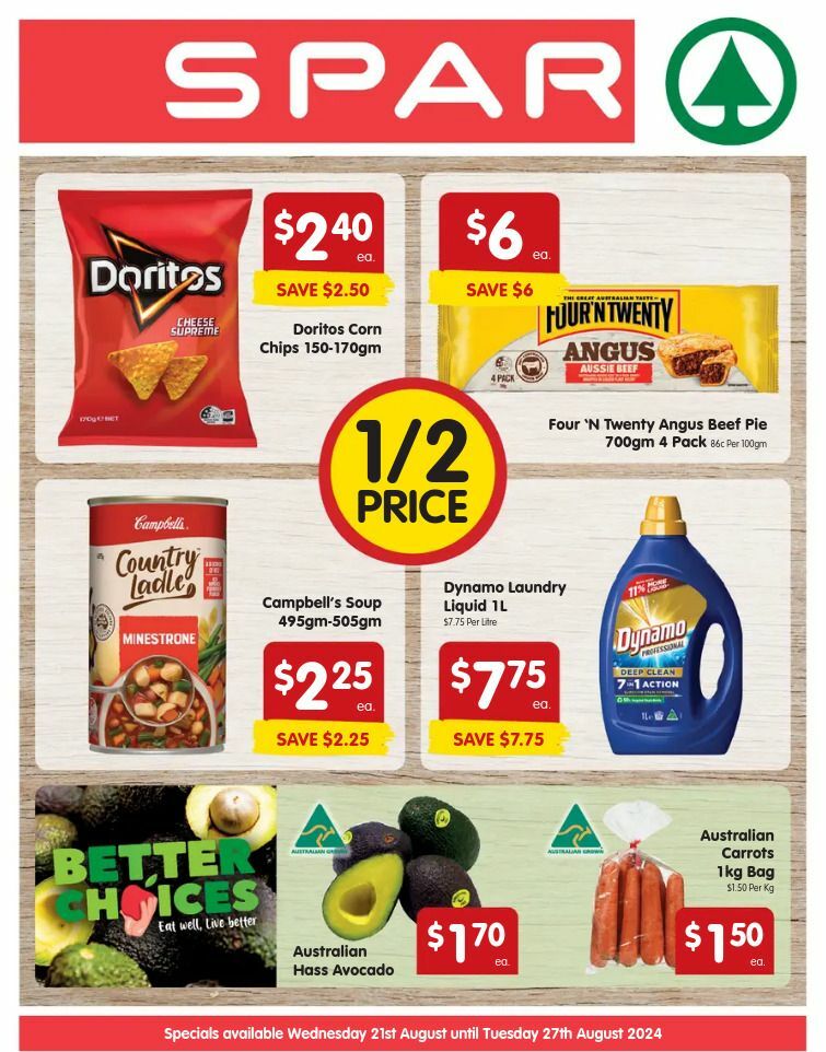 Spar Catalogues from 21 August