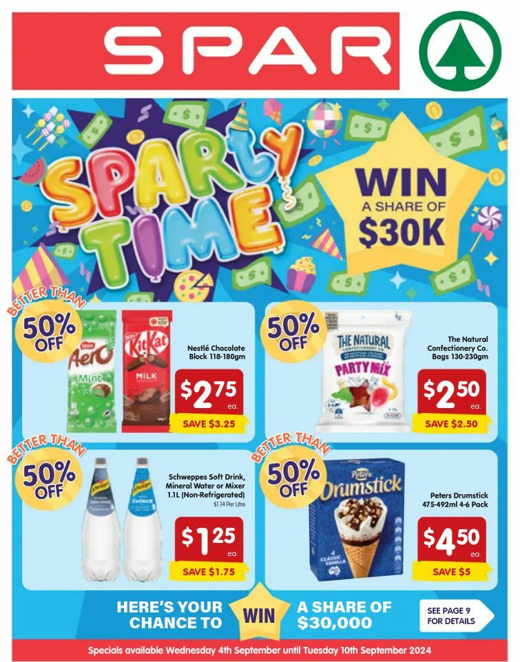 Spar Catalogues from 4 September