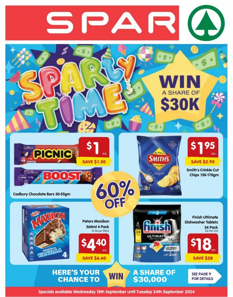 Spar Catalogues from 18 September