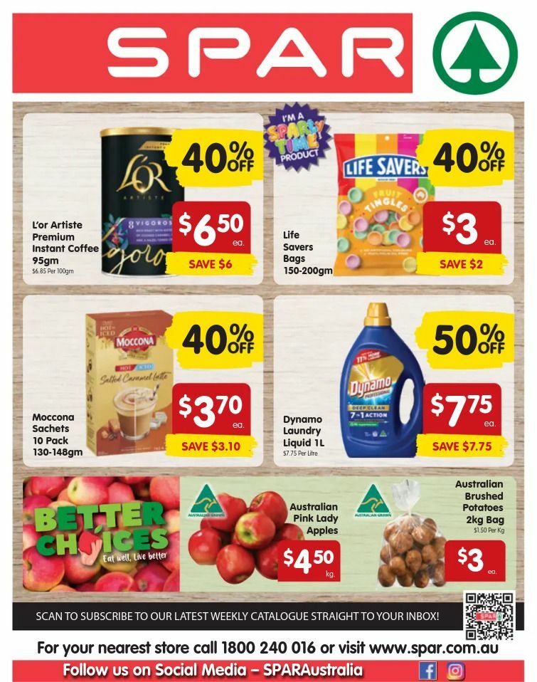 Spar Catalogues from 18 September