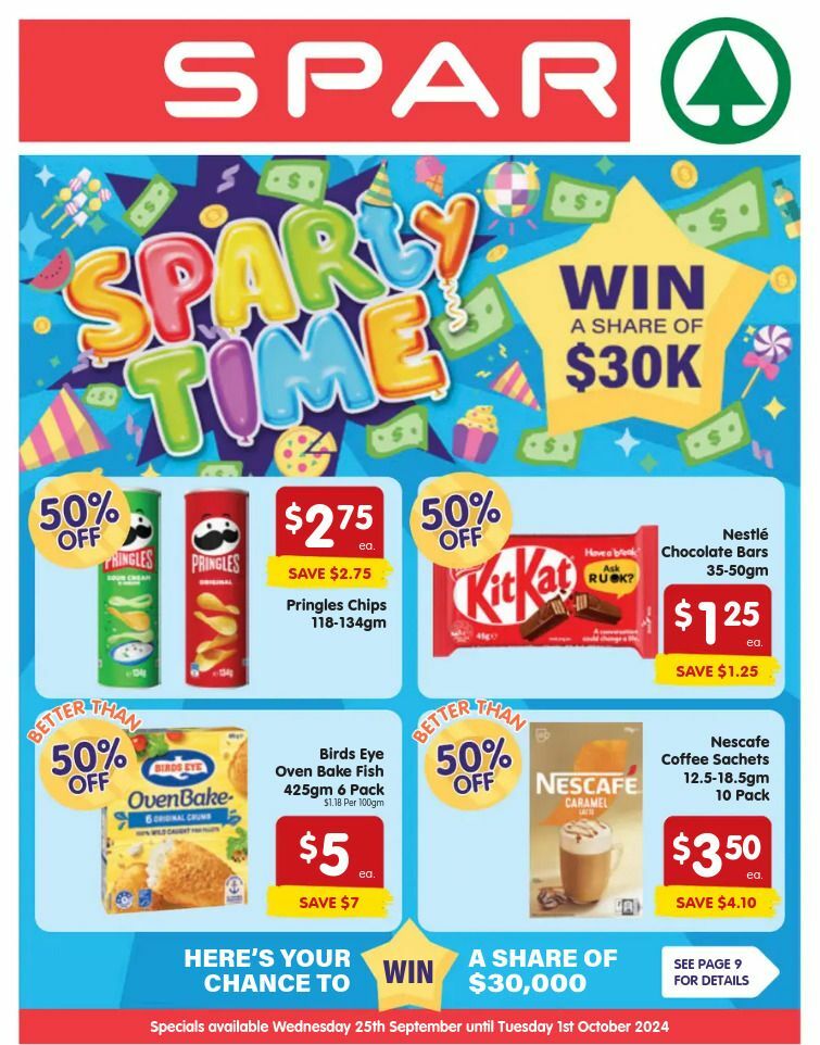 Spar Catalogues from 25 September