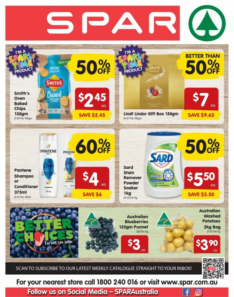 Spar Catalogues from 25 September