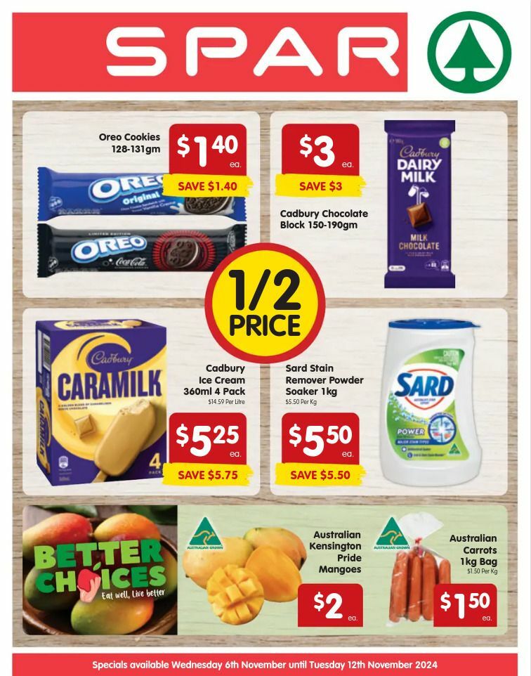 Spar Catalogues from 6 November