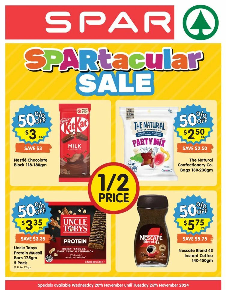 Spar Catalogues from 20 November