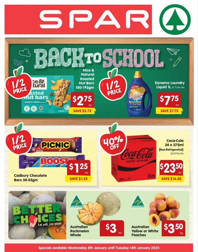 Spar Catalogues from 8 January