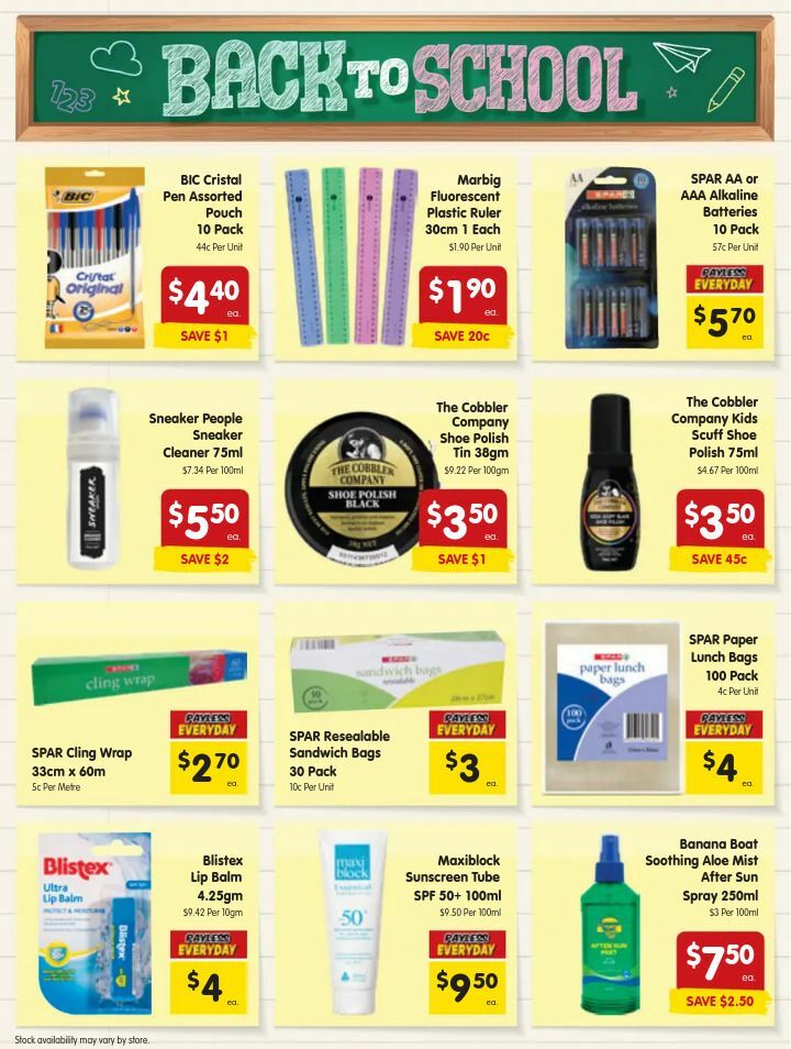 Spar Catalogues from 15 January