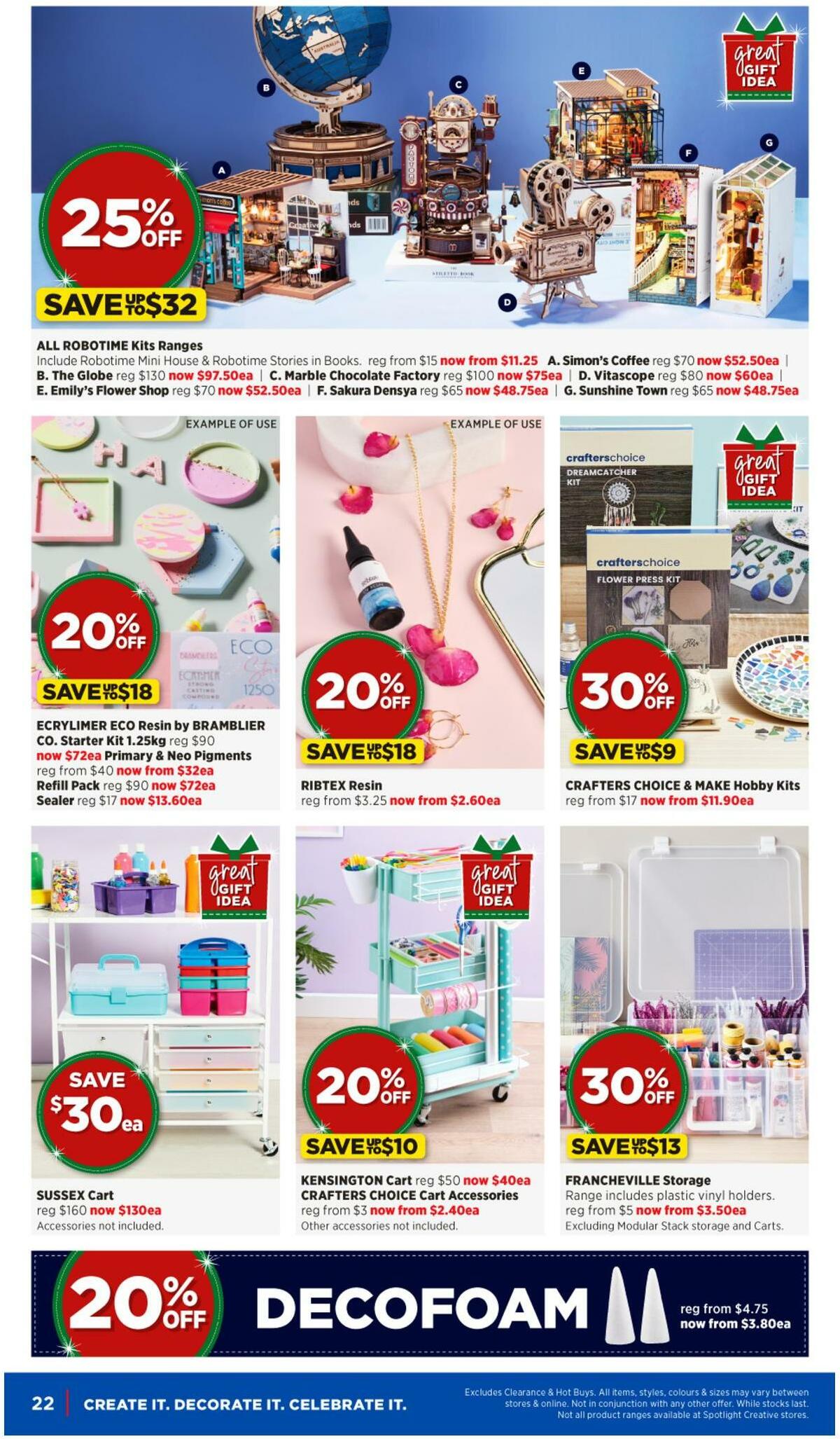 Spotlight Christmas Catalogues from 7 December