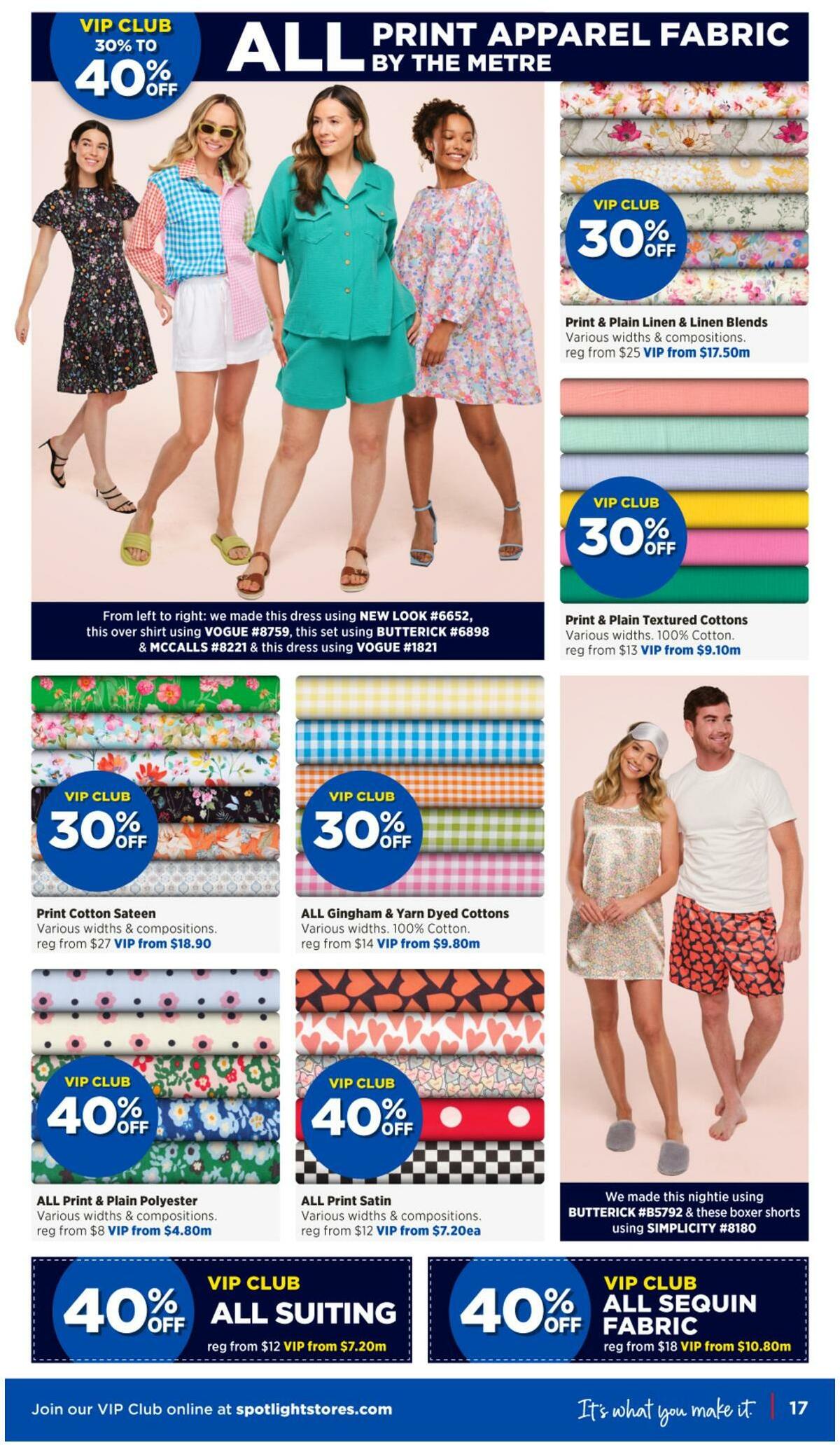 Spotlight Summer Savings Catalogues from 18 January