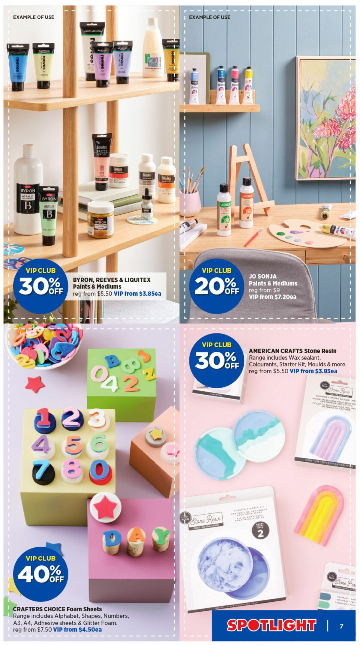 Spotlight VIP Creative Catalogues from 14 February