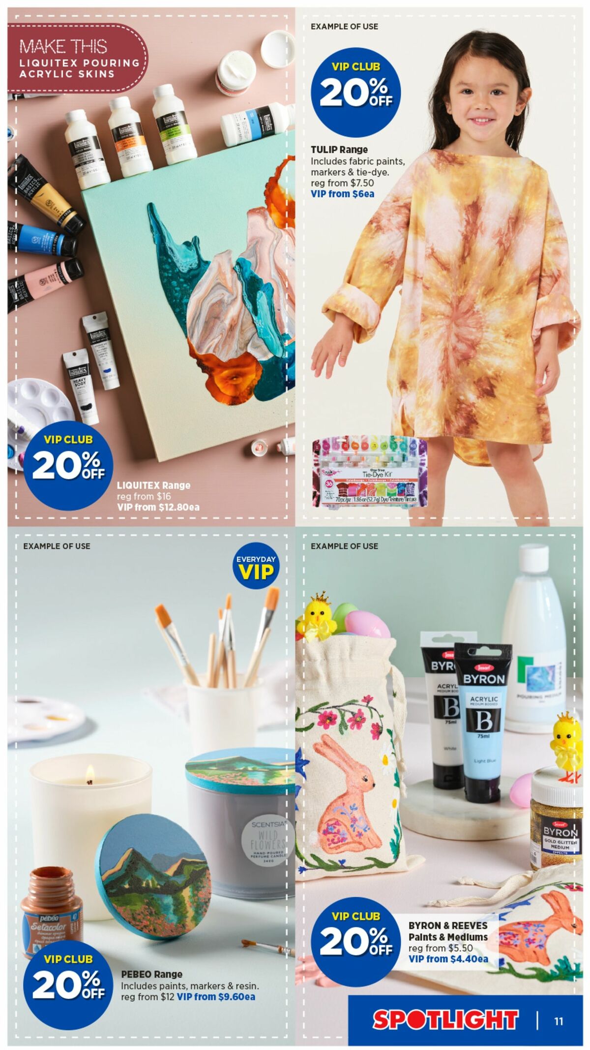 Spotlight VIP Creative Catalogues from 7 March