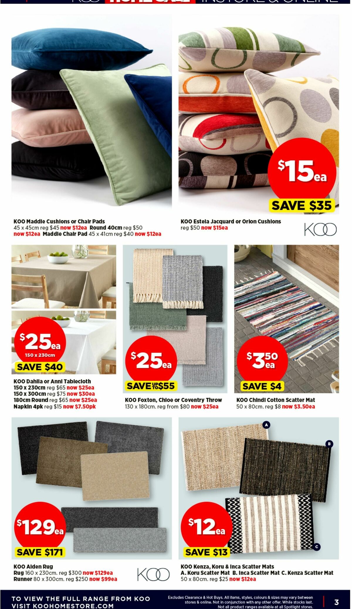 Spotlight KOO Home Sale Catalogues from 21 August