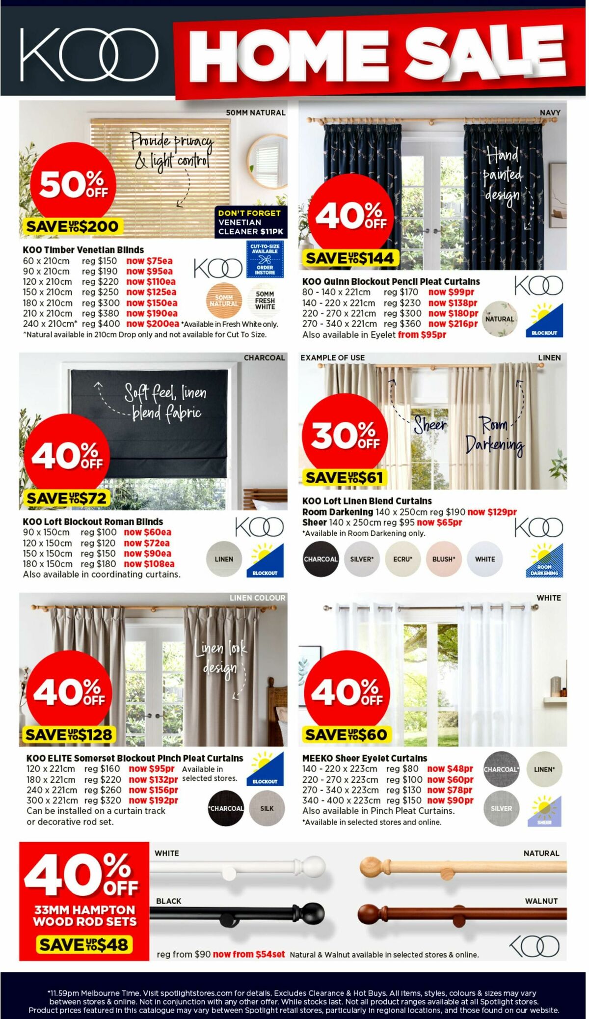 Spotlight KOO Home Sale Catalogues from 21 August