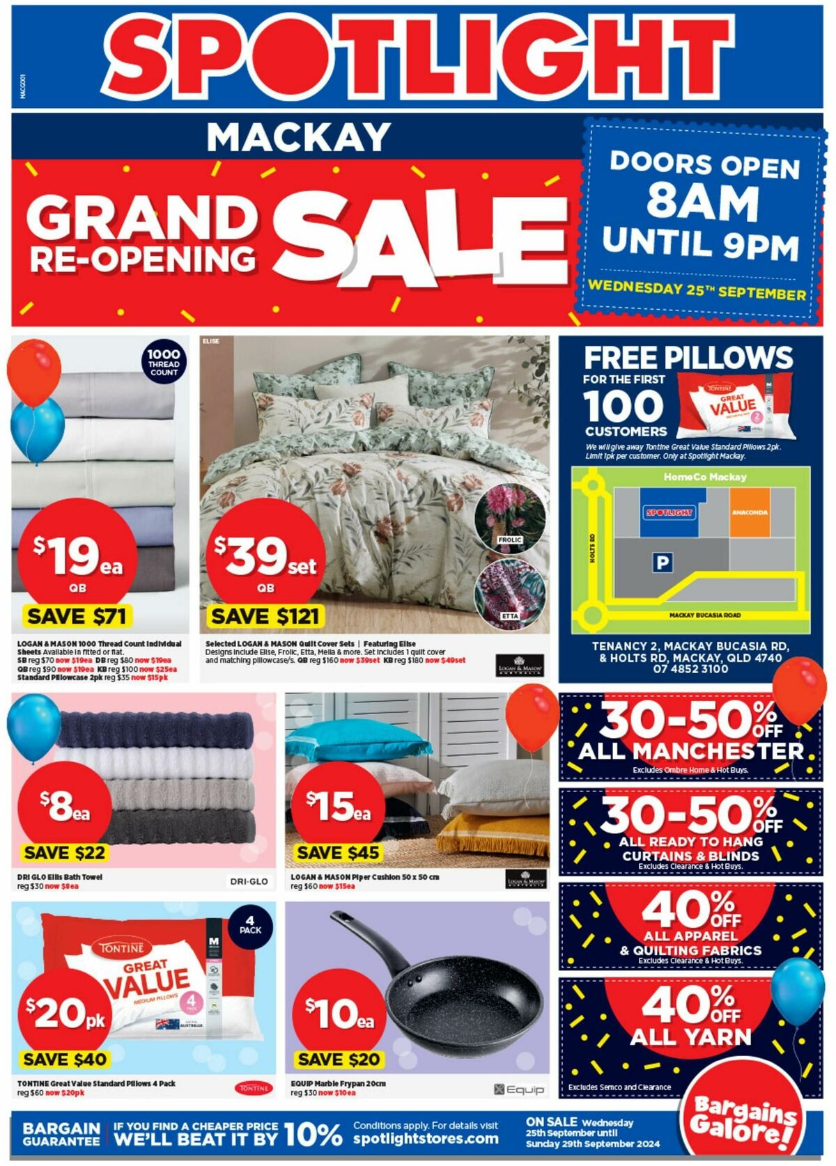 Spotlight Mackay Grand Re-Opening Sale Catalogues from 25 September