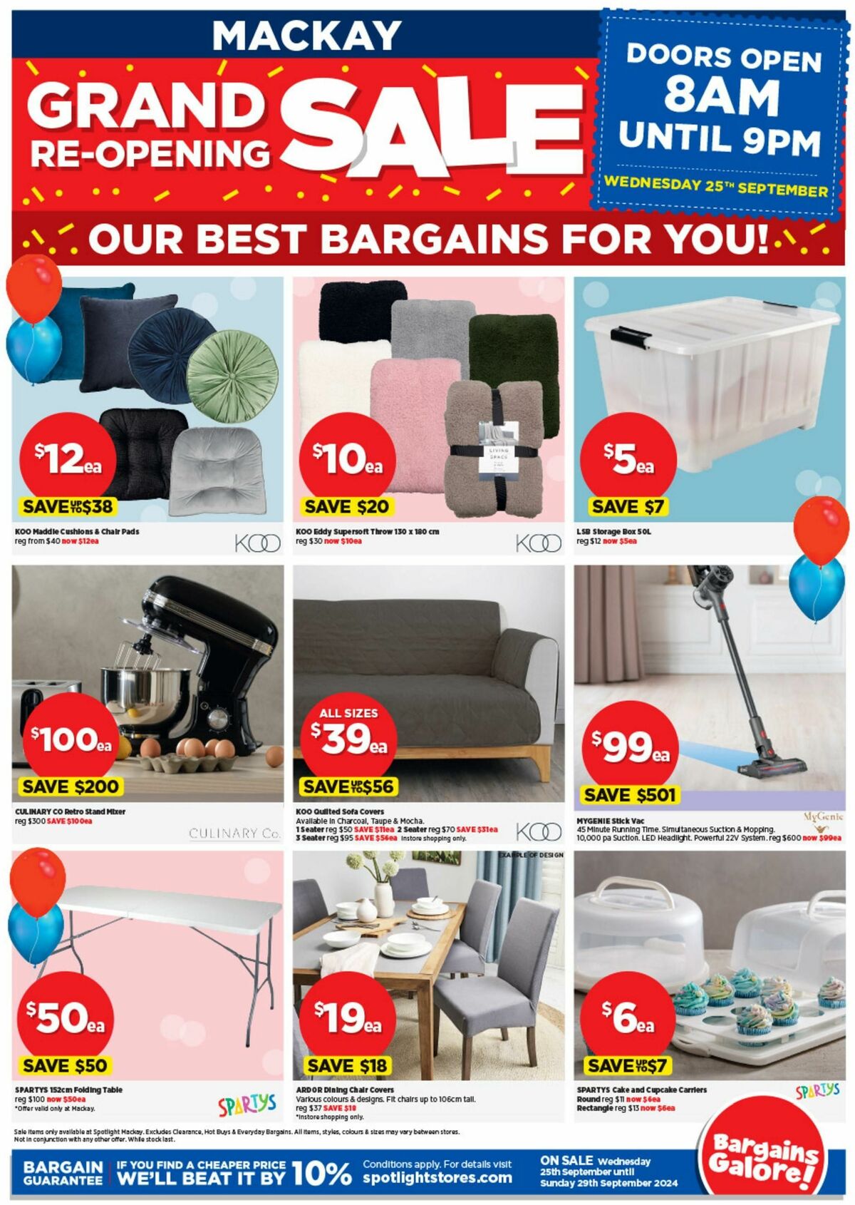 Spotlight Mackay Grand Re-Opening Sale Catalogues from 25 September