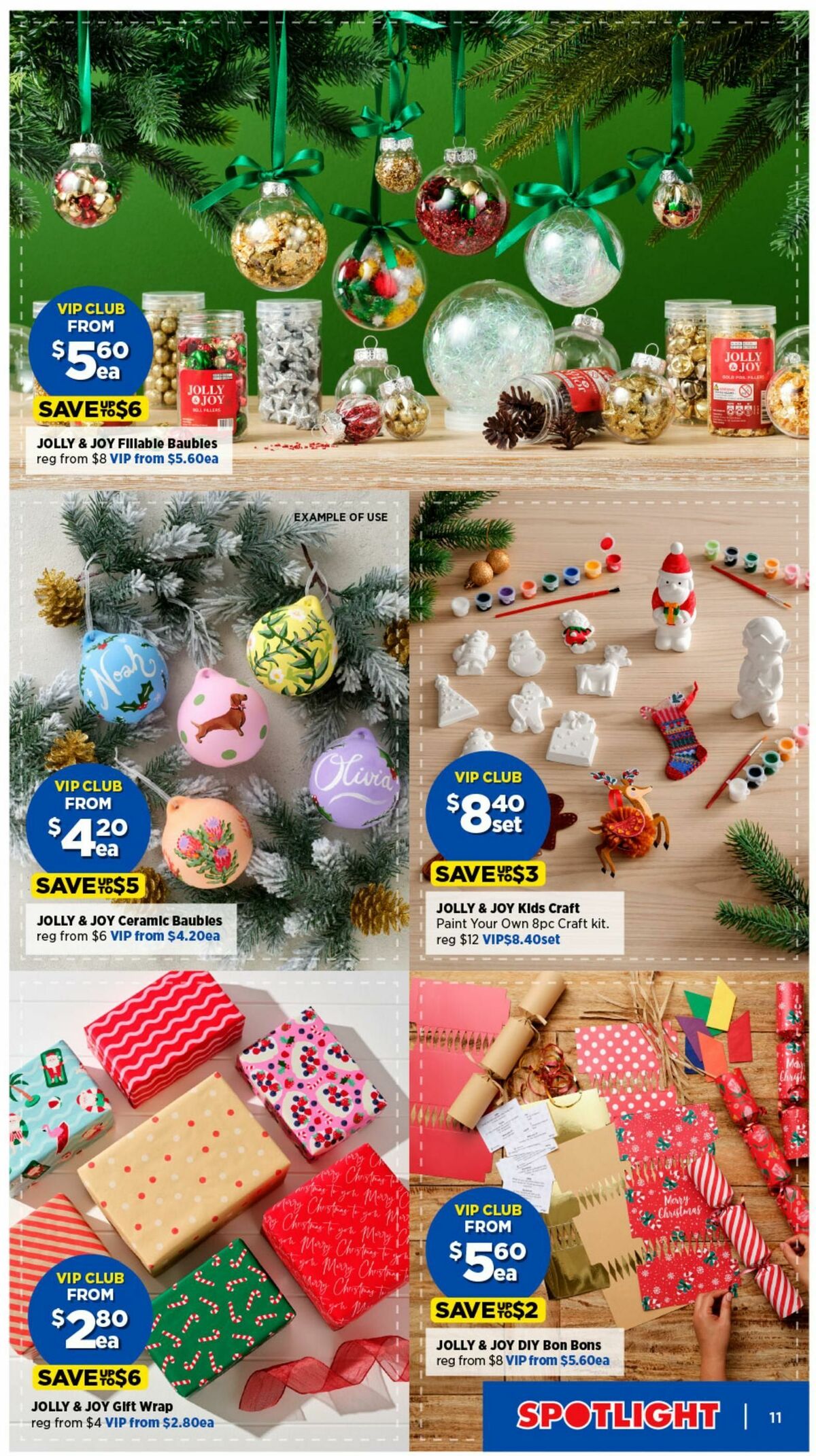 Spotlight VIP Creative - Christmas Catalogues from 16 October