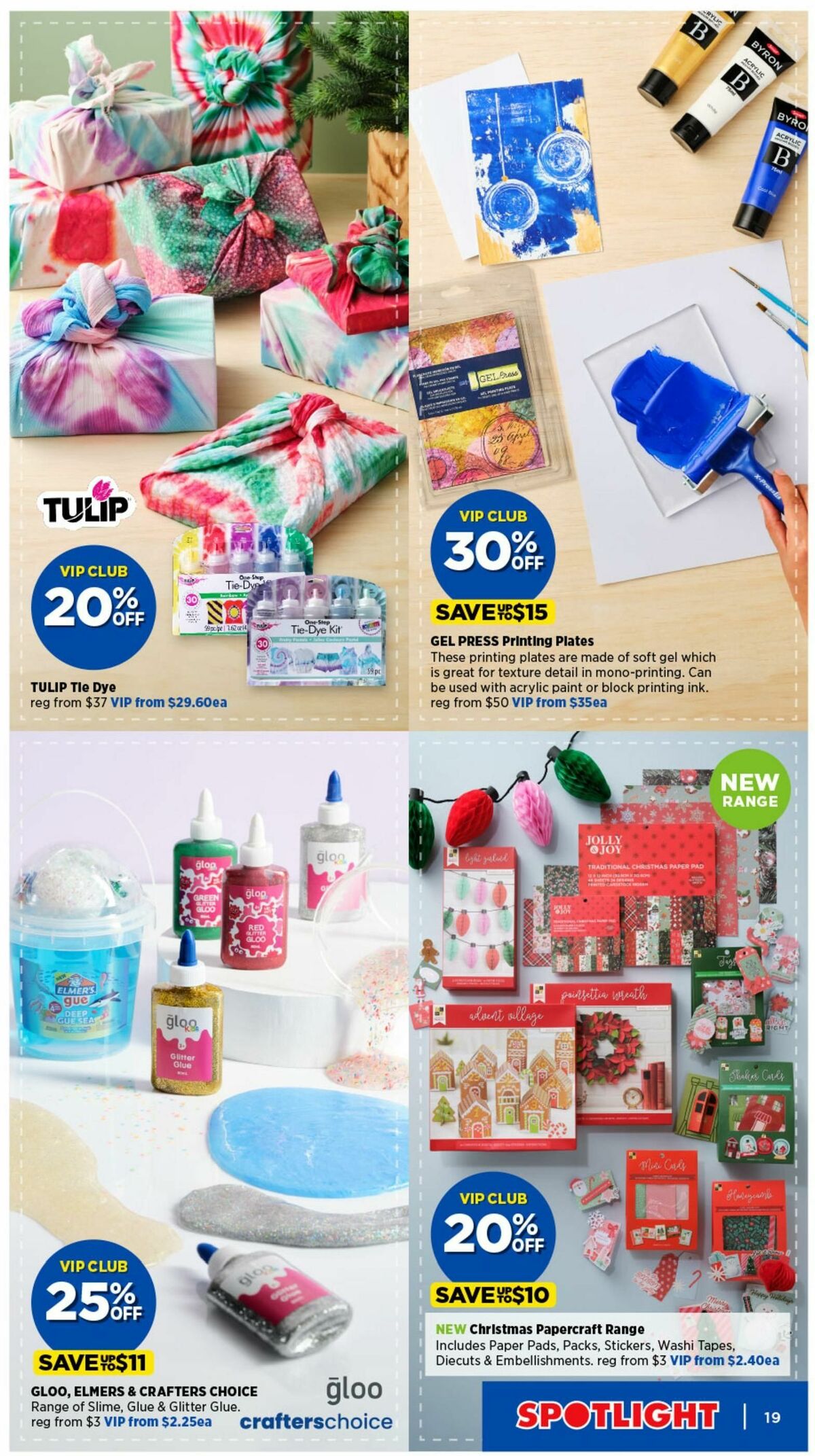 Spotlight VIP Creative - Christmas Catalogues from 16 October