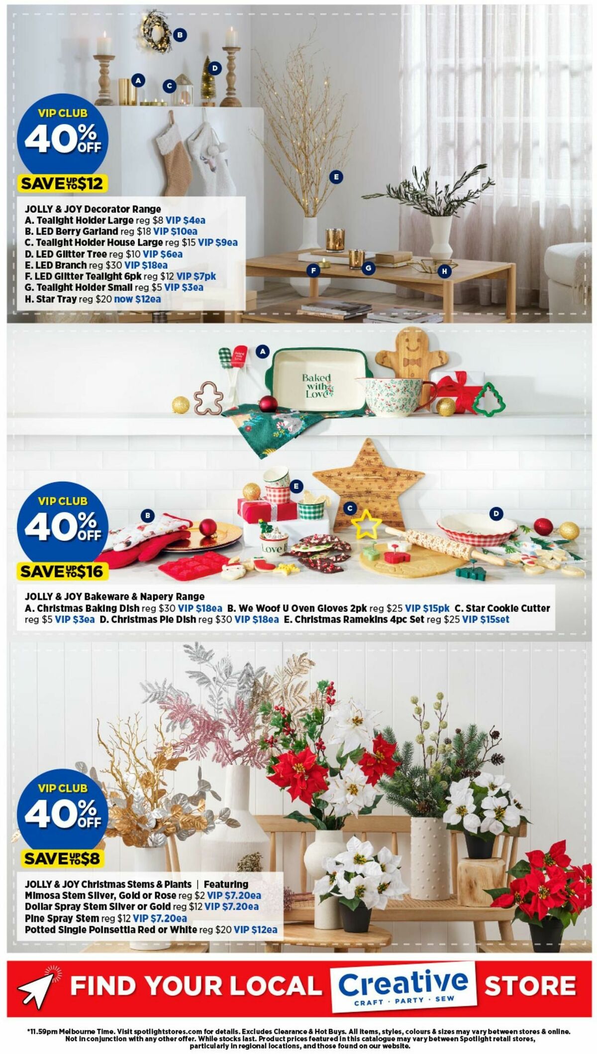 Spotlight VIP Creative - Christmas Catalogues from 16 October